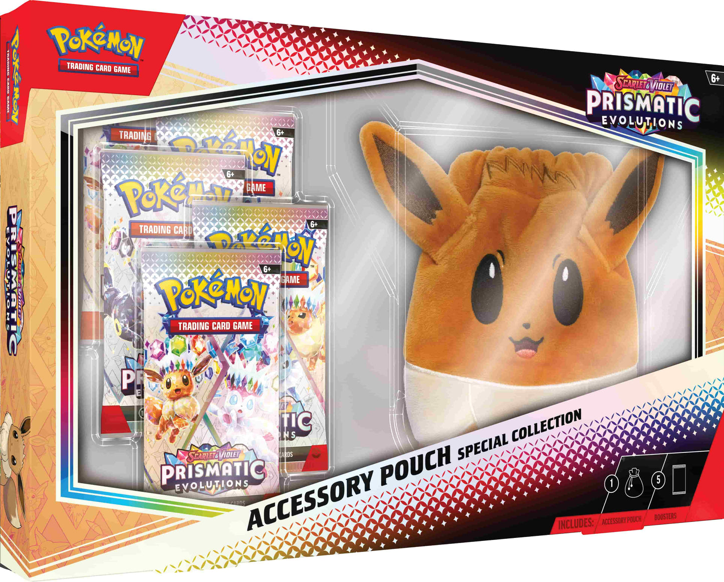 Pokémon - Karmesin & Purpur - Prismatic Evolutions Accessory Pouch Collection (EN)