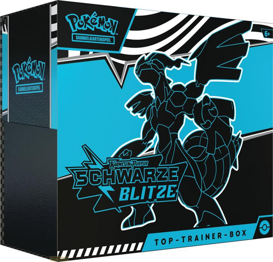 Pokémon - Karmesin & Purpur - Schwarze Blitze Top-Trainer-Box DE