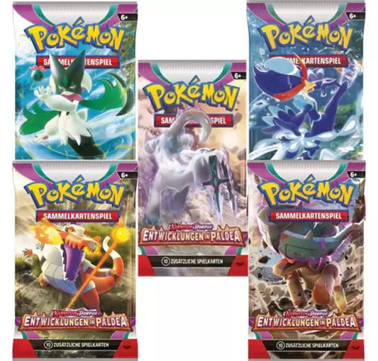 Pokémon - Karmesin & Purpur - Entwicklungen in Paldea Booster DE
